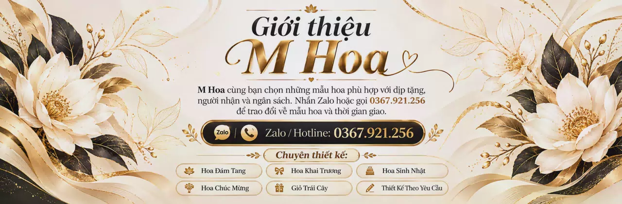Ảnh bìa Shop hoa tươi Xã Thăng Phú Đà Nẵng - Gói ghém những lời muốn gửi